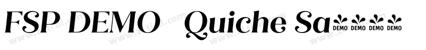 FSP DEMO   Quiche Sa字体转换